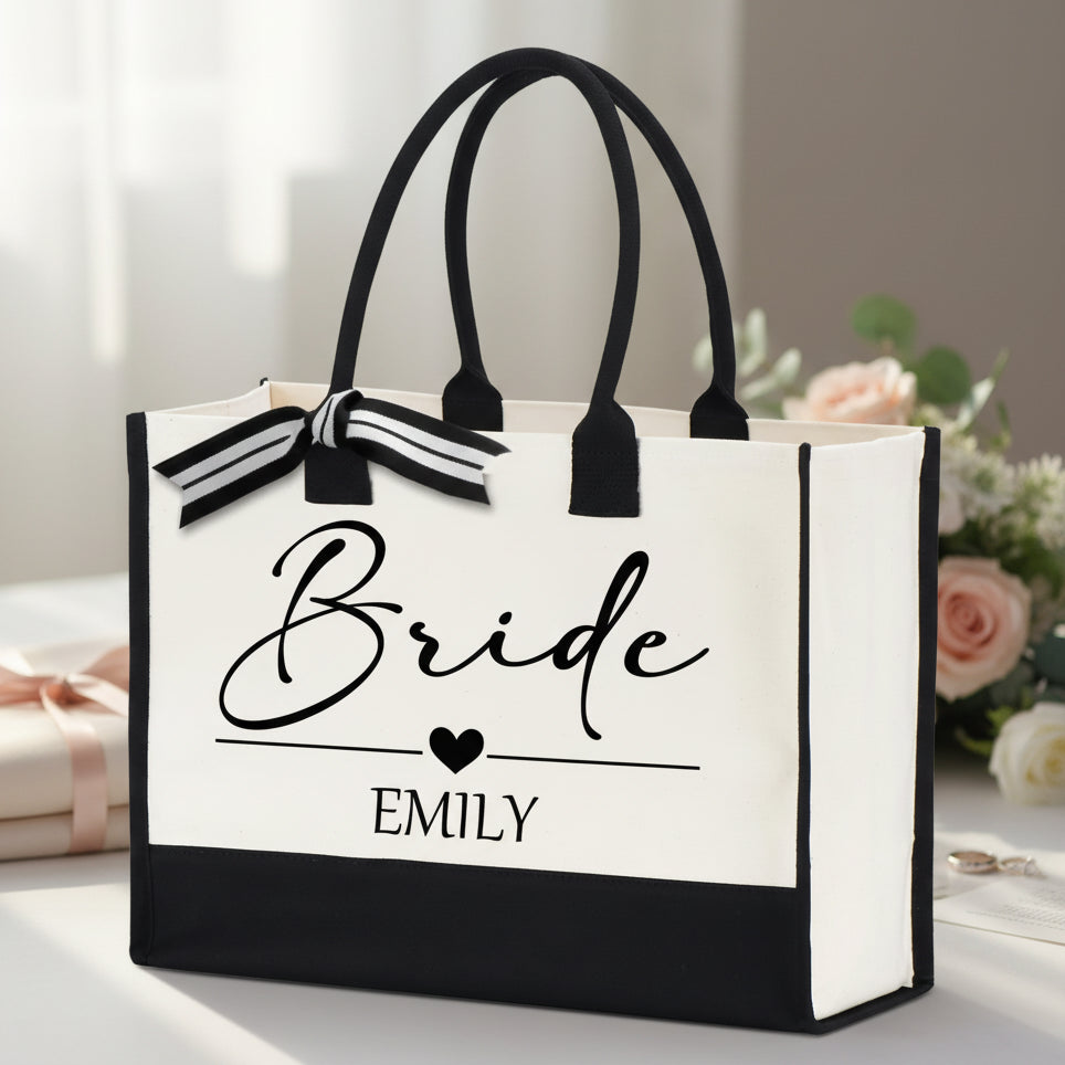 Personalised Name Bridal Party Bag
