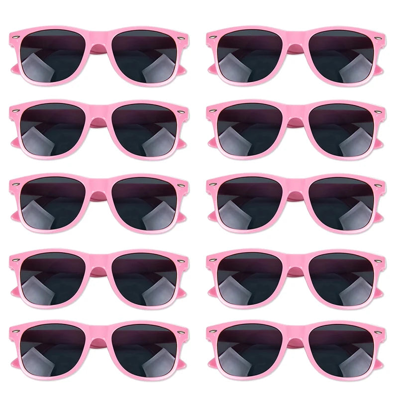 10 Heart Shaped Glasses Wedding Favour Pack