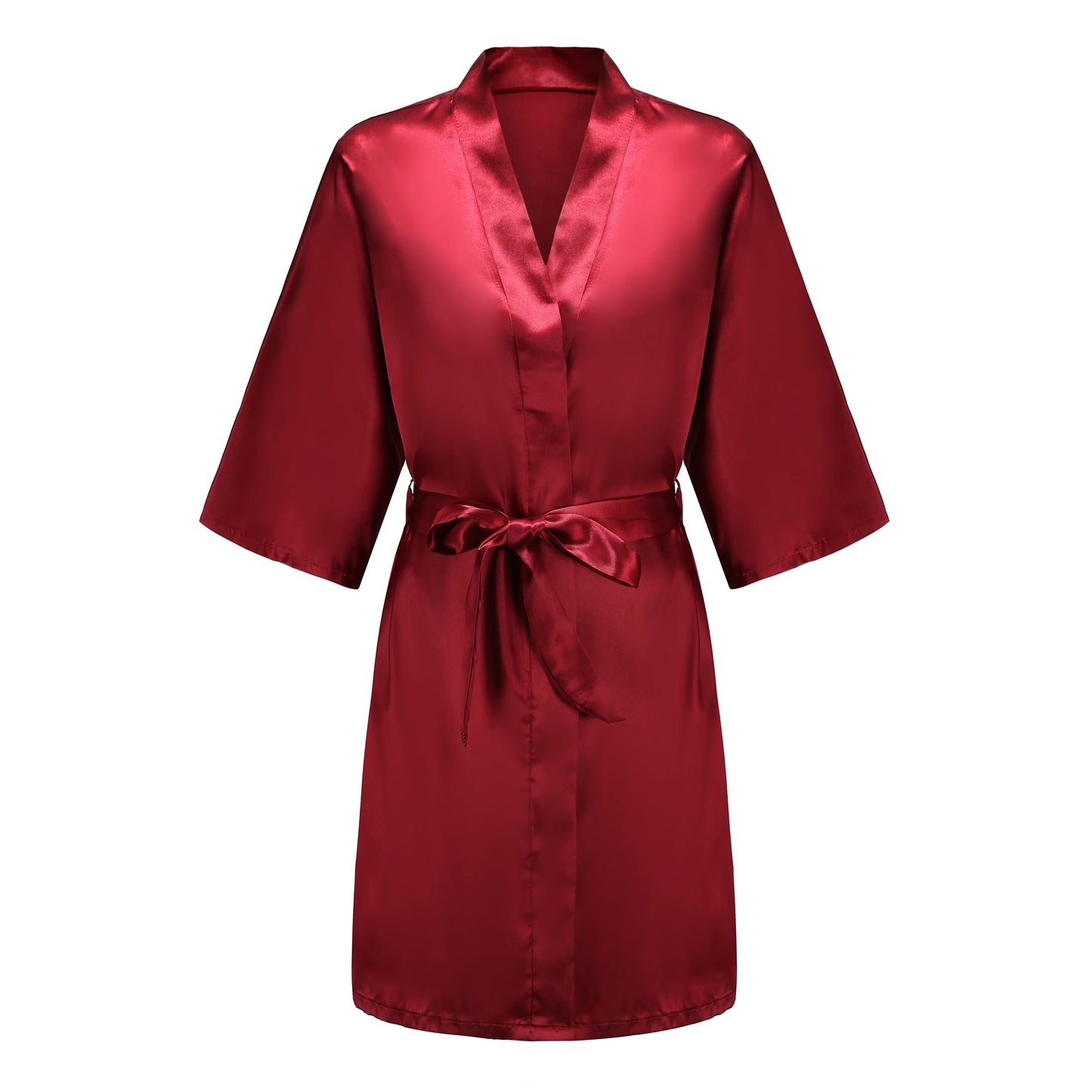 Wine Red Bridal Party Robes