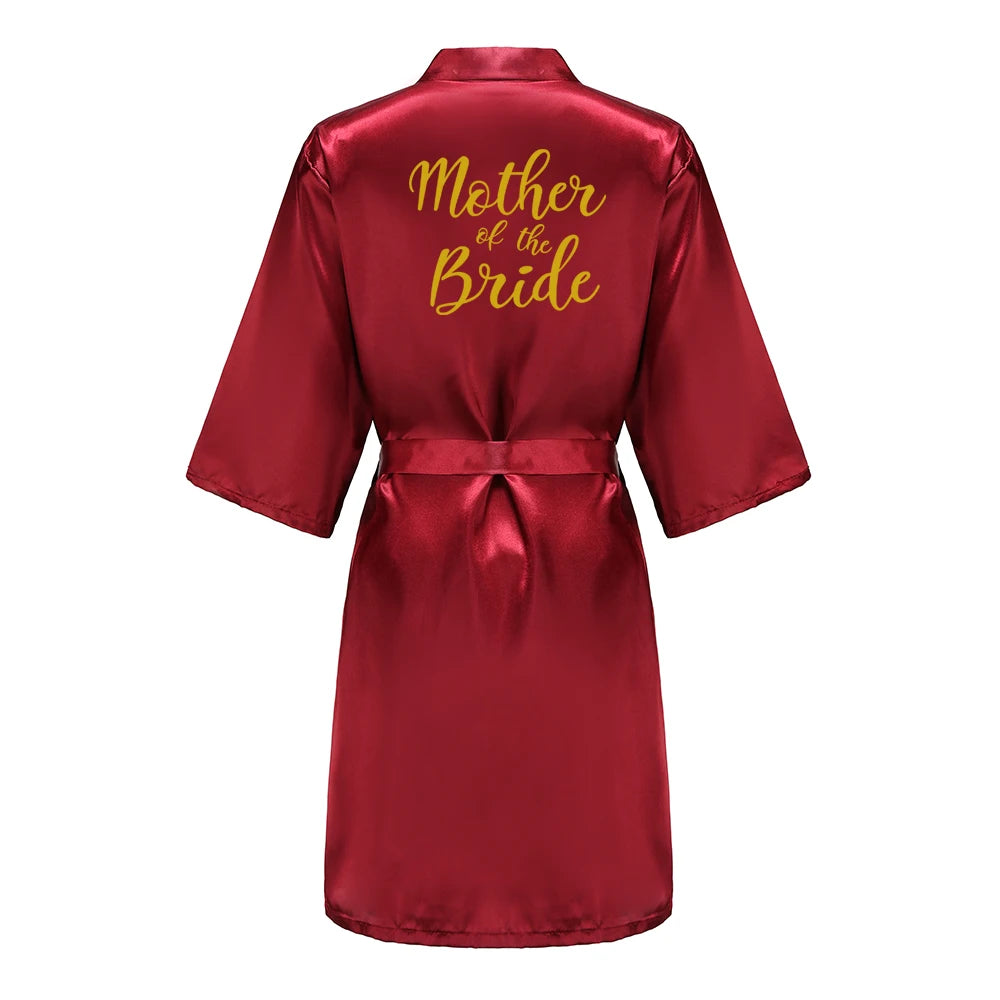 Wine Red Bridal Party Robes