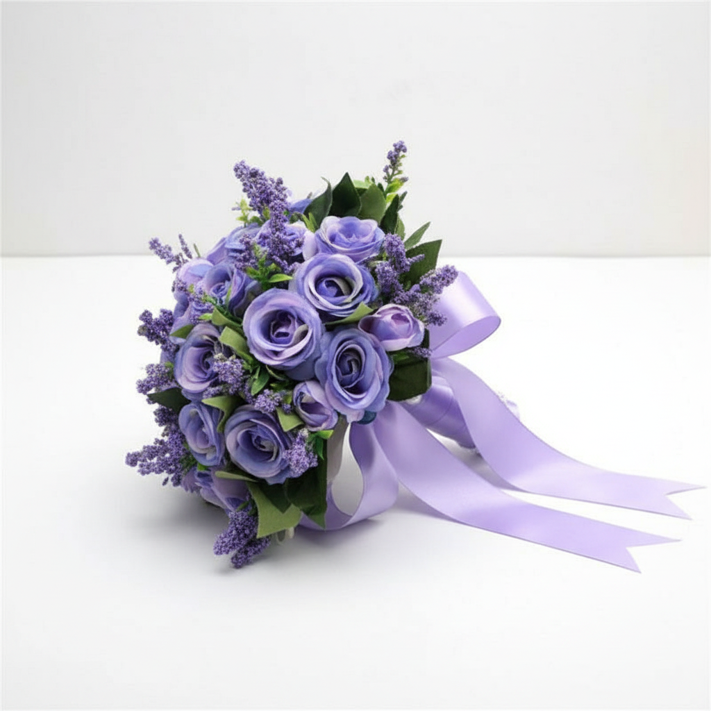 Purple Wedding Bouquet