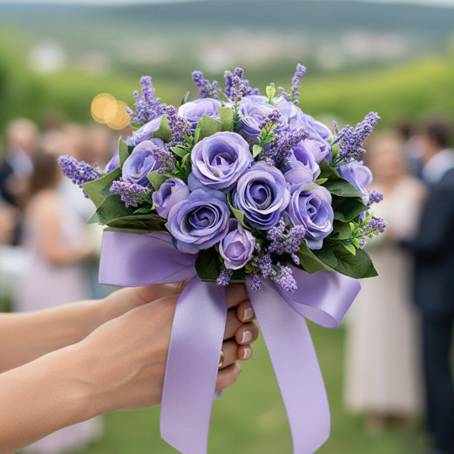 Purple Wedding Bouquet