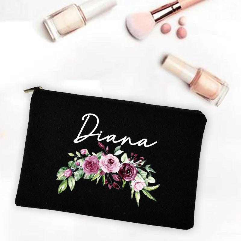 Personalised Bridal Party Make Up Bag