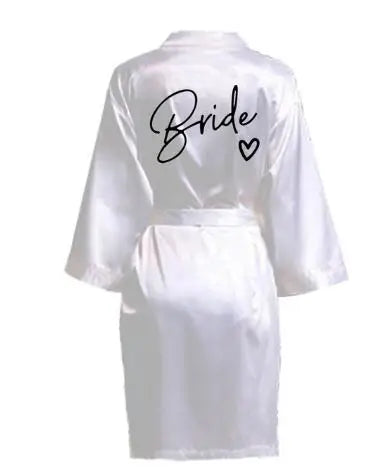 Blush Pink Bridal Robes – Bride & Team Bride Gowns