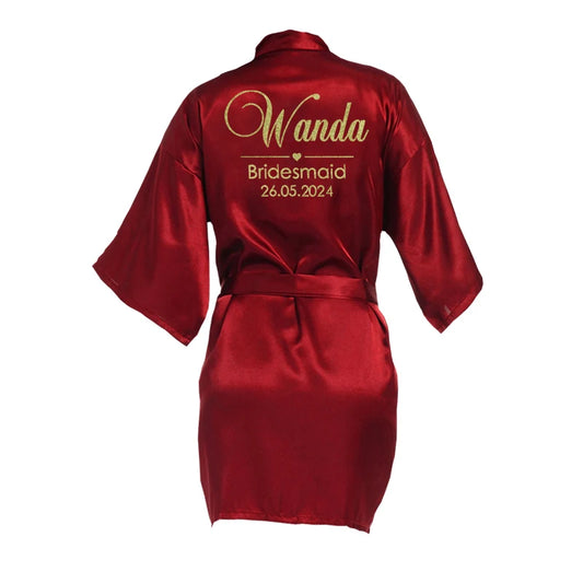 Deluxe [Personalised] Bridal Party Robes