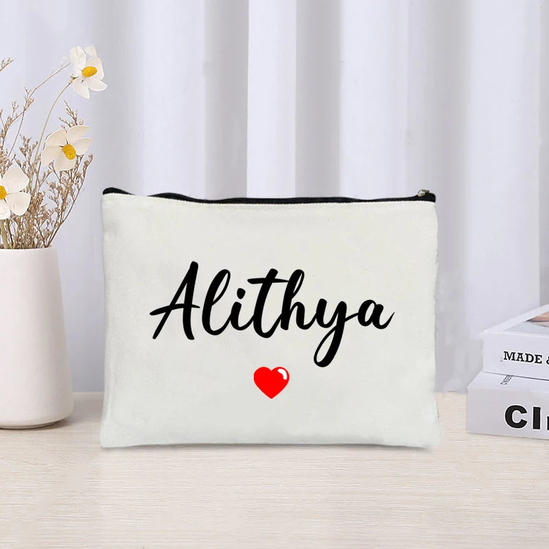 Personalised Bridal Party Make Up Bag
