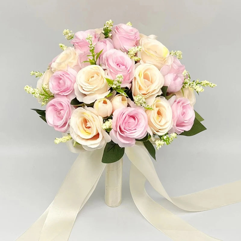 Pink & Champagne Wedding Bouquet
