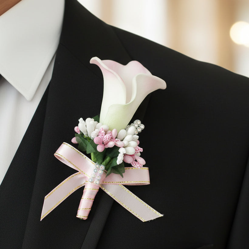 Calla Lily Buttonholes