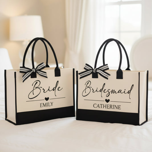 Personalised Name Bridal Party Bag