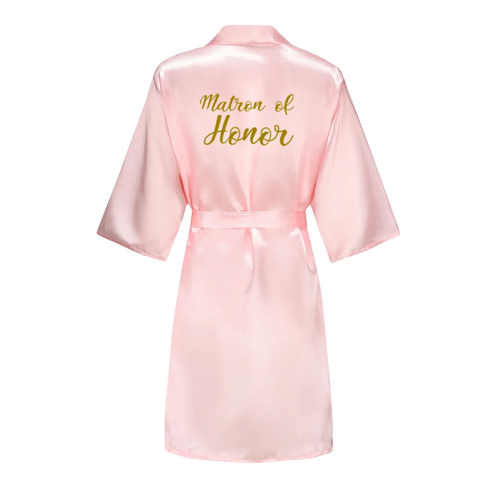 Baby Pink Bridal Party Robes