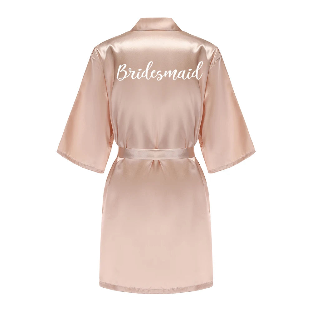 Champagne Bridal Party Robes