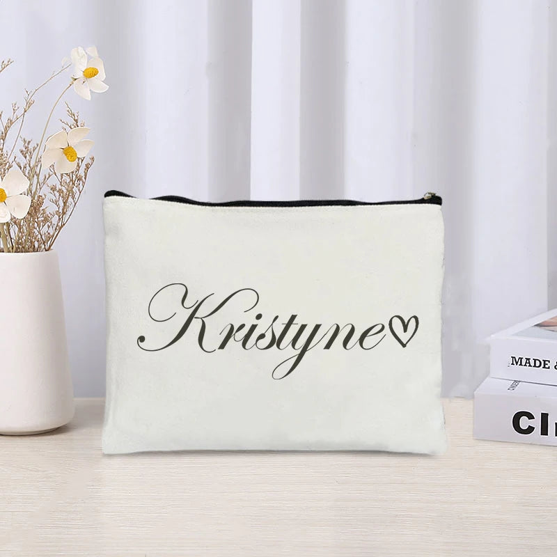 Personalised Bridal Party Make Up Bag