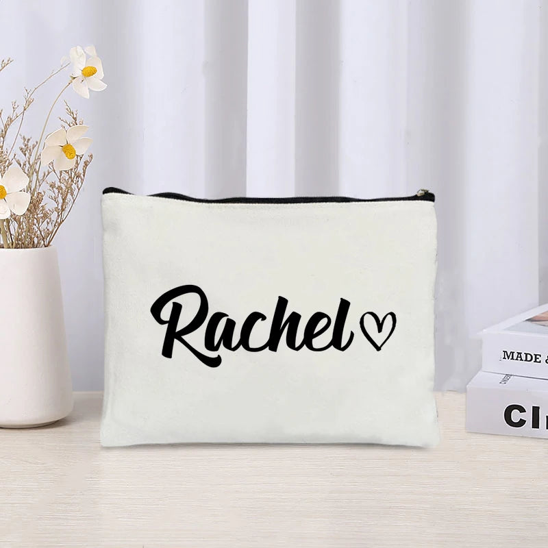 Personalised Bridal Party Make Up Bag