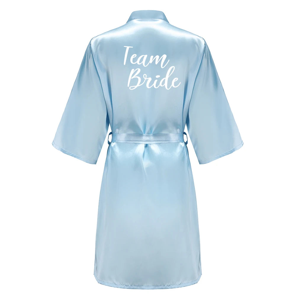 Light Blue Bridal Party Robes