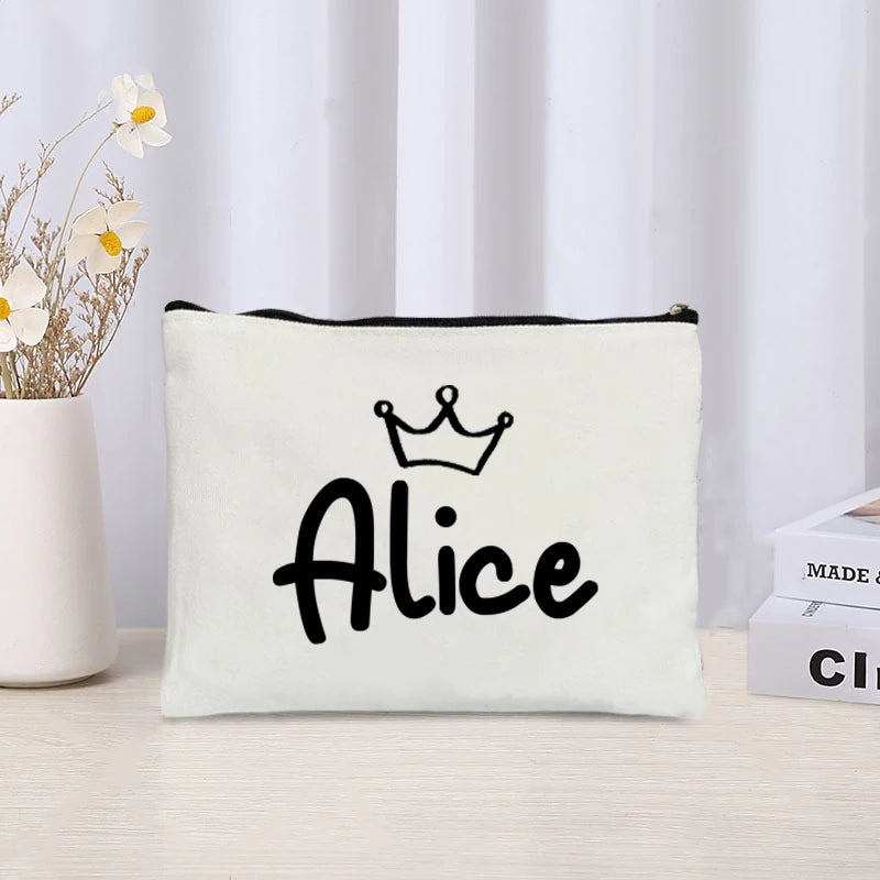Personalised Bridal Party Make Up Bag