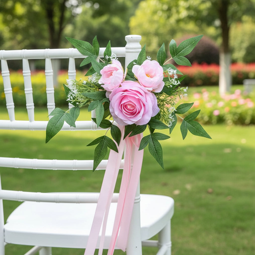 Floral Chair Decor (Pew Ends)