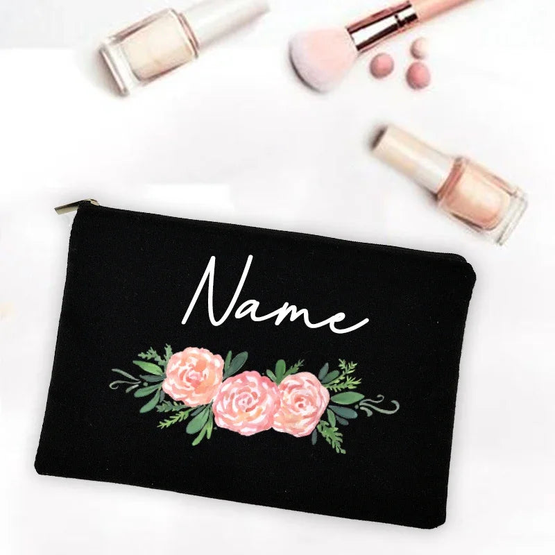 Personalised Bridal Party Make Up Bag