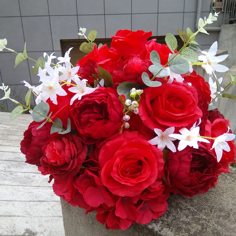 Floral Wedding Table Centrepiece