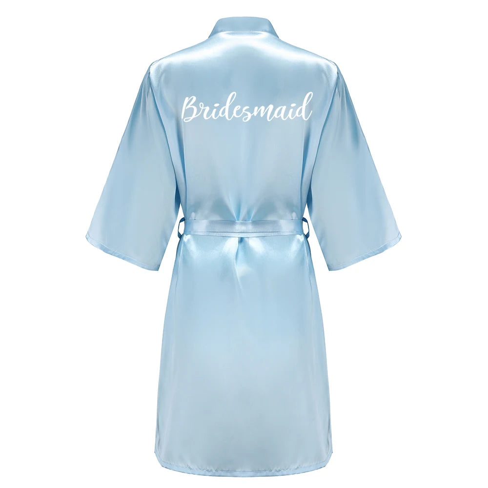 Light Blue Bridal Party Robes