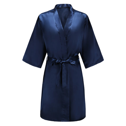 Navy Blue Bridal Party Robes