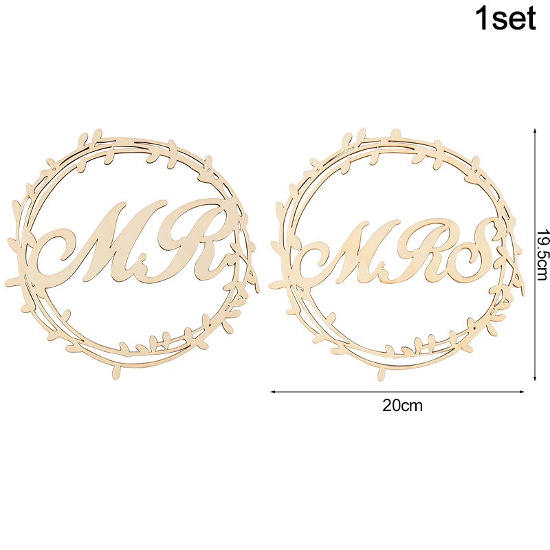 Mr & Mrs Hanging Signs