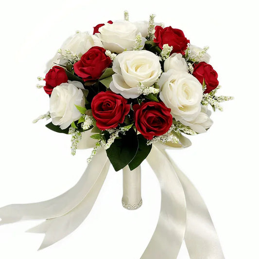 Red & White Wedding Bouquet