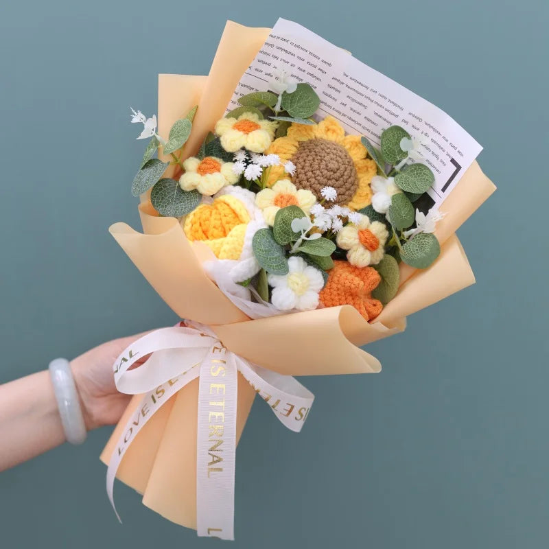 Knitted Wedding Flower Bouquet