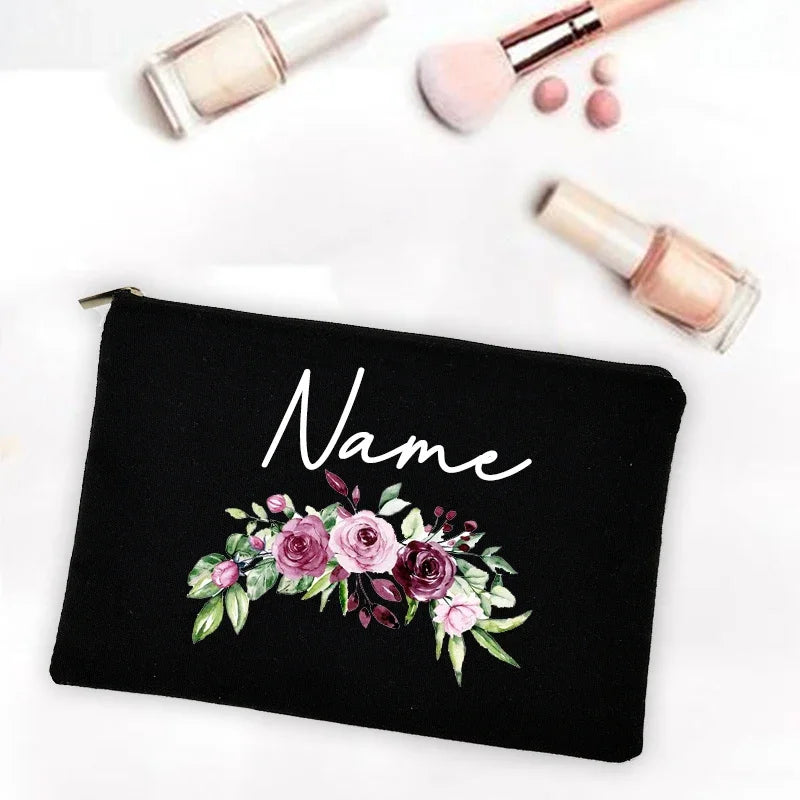 Personalised Bridal Party Make Up Bag