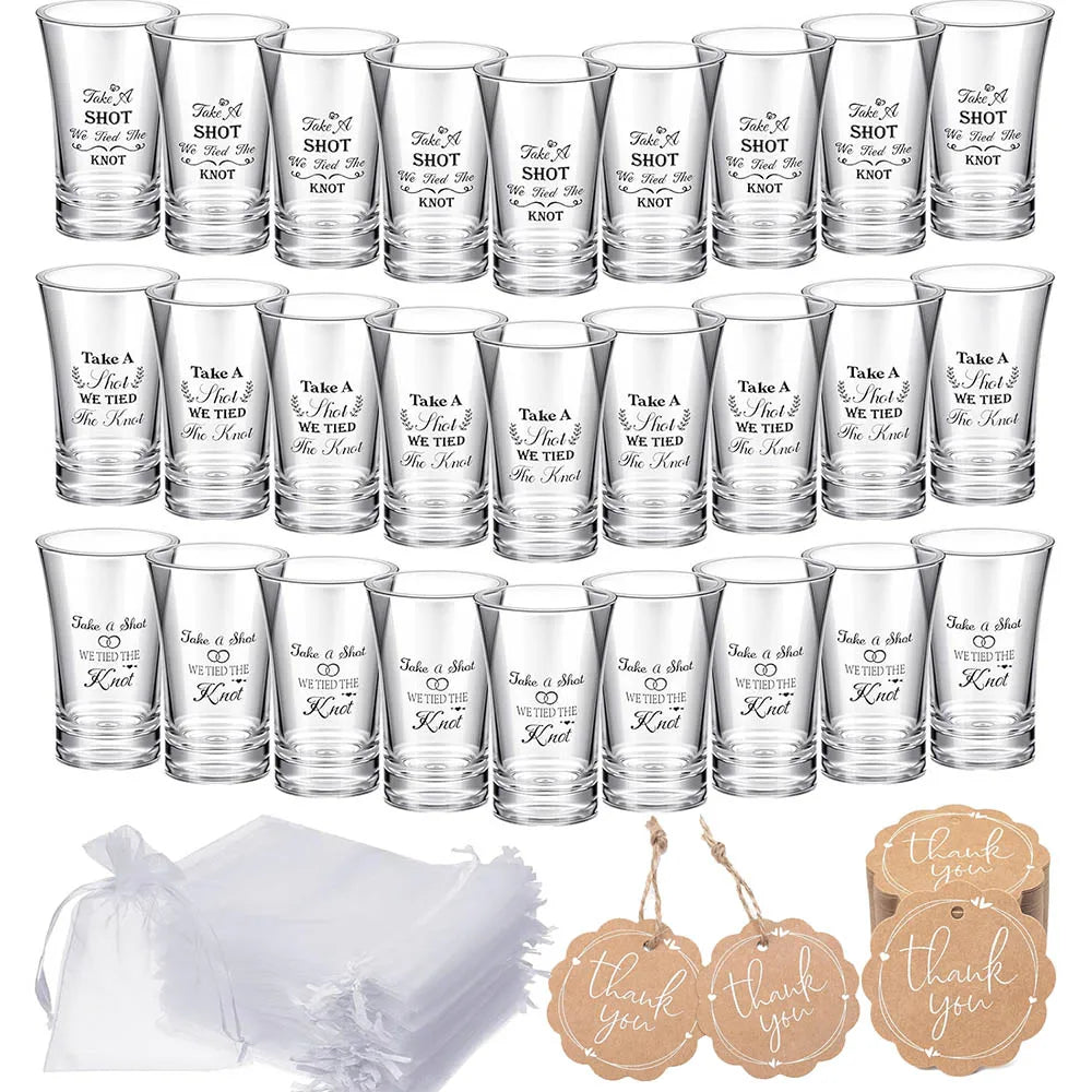 Shot Glass Wedding Favour Sets