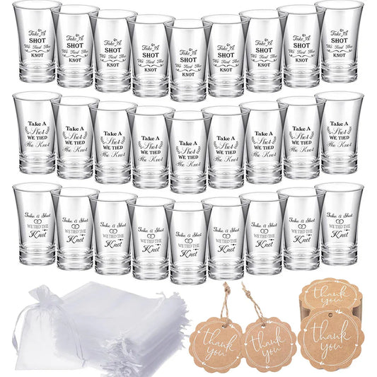 Shot Glass Wedding Favour Sets