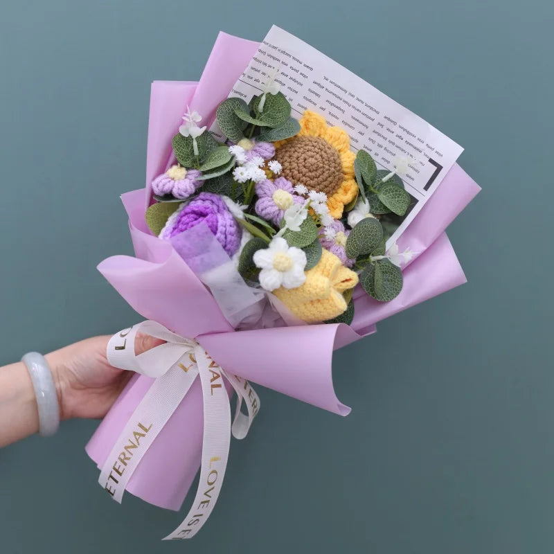 Knitted Wedding Flower Bouquet