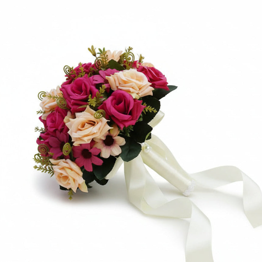 Pink & Champagne Wedding Bouquet