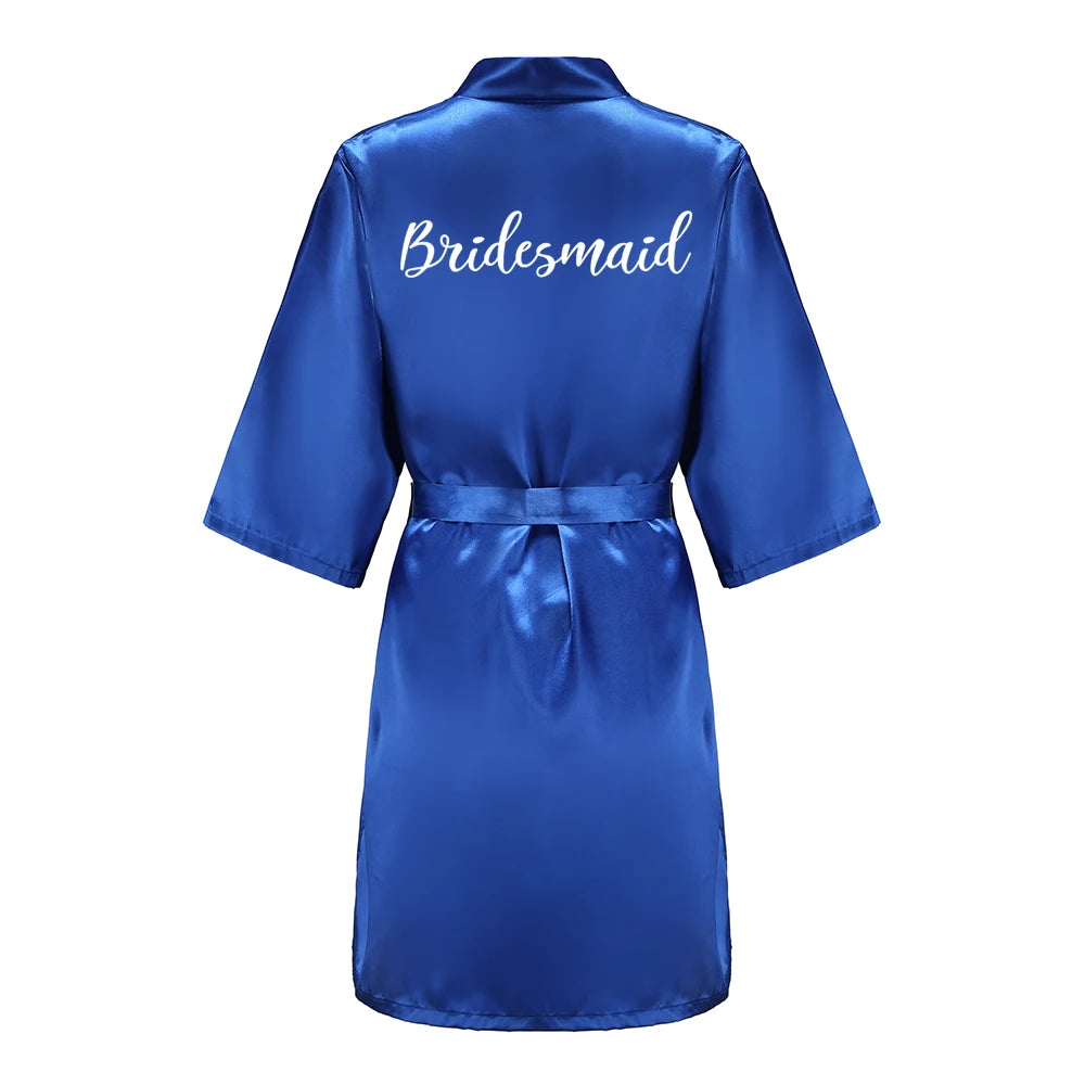 Royal Blue Bridal Party Robes