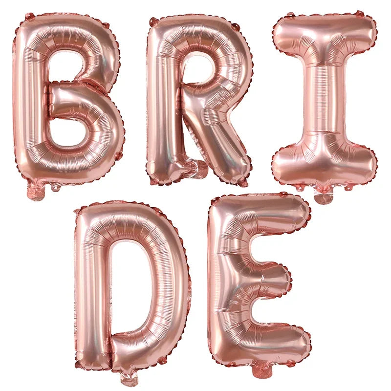 Large BRIDE Foil Balloons