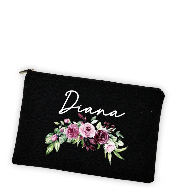 Personalised Bridal Party Make Up Bag