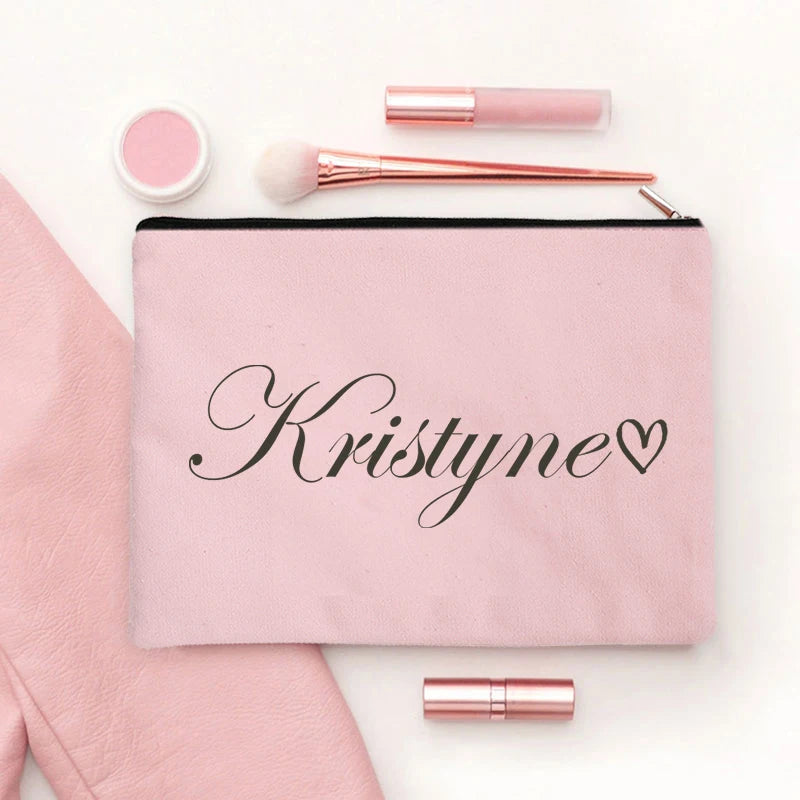 Personalised Bridal Party Make Up Bag