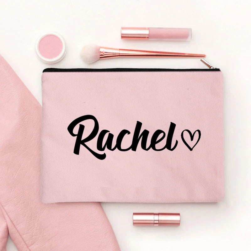 Personalised Bridal Party Make Up Bag