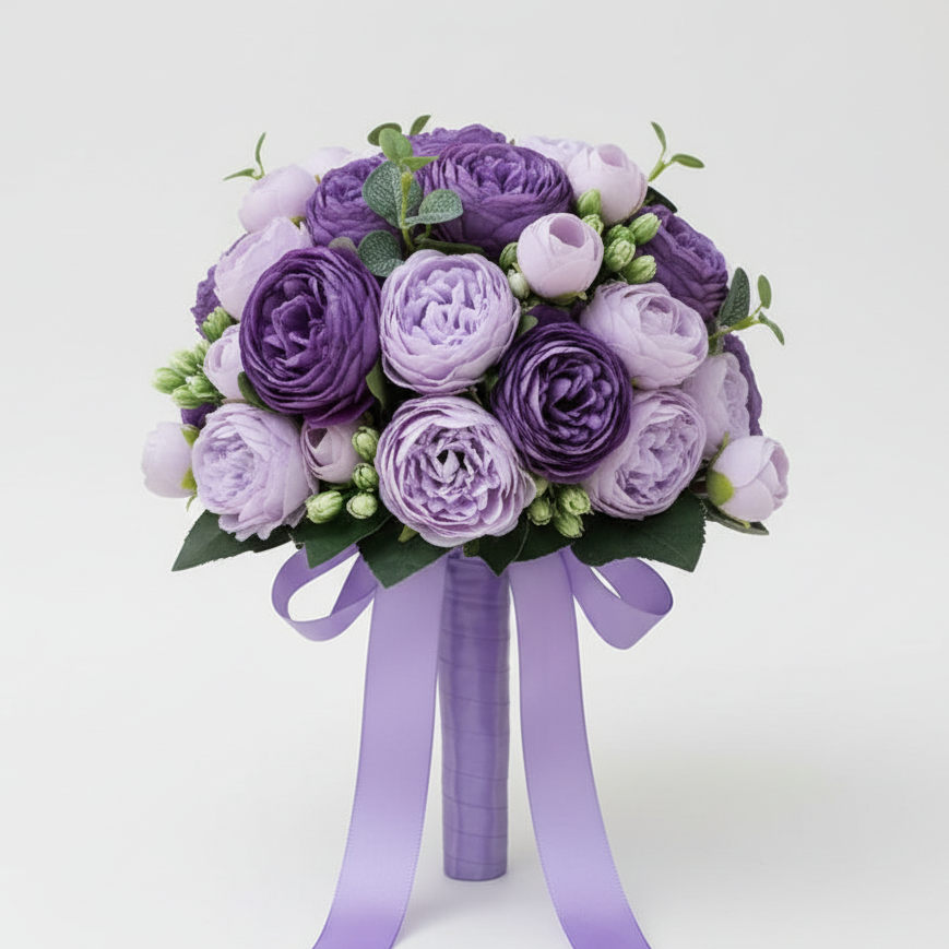Purple Wedding Bouquet