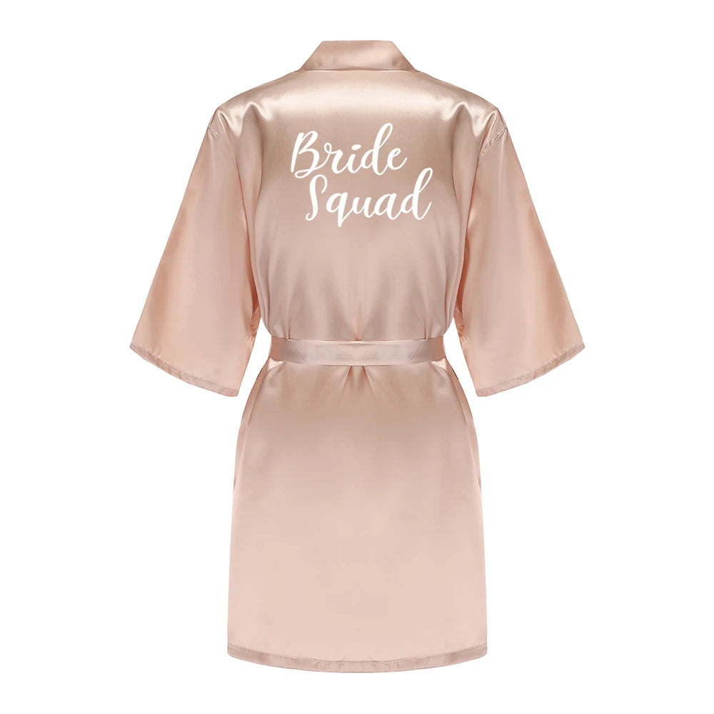 Champagne Bridal Party Robes