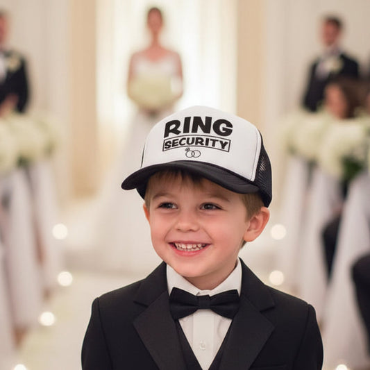 "Ring Security" Wedding Hat