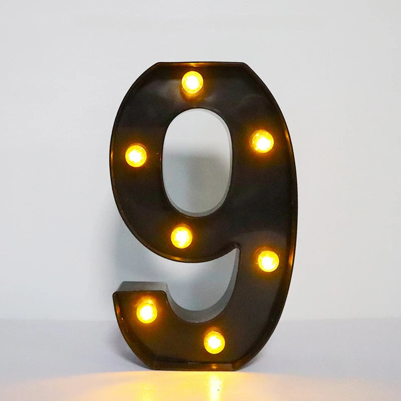 Light-Up Letters Wedding Decor