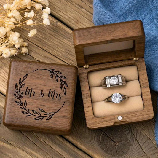Wedding Ring Wooden Box