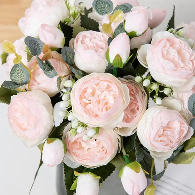 Peony Artificial Flowers (Various Colours)