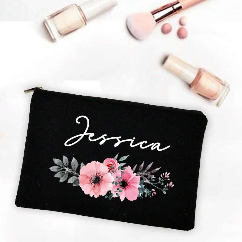 Personalised Bridal Party Make Up Bag