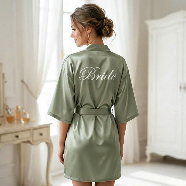 Sage Green Bridal Party Robes