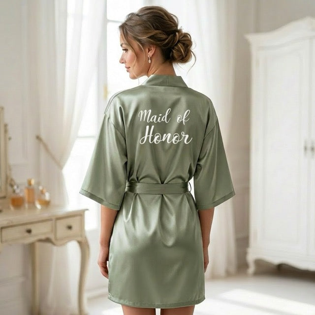 Sage Green Bridal Party Robes