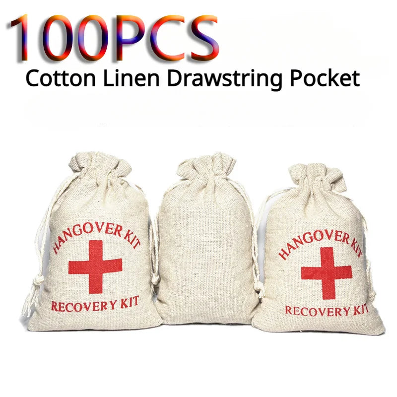 ‘Hangover Recovery Kit’ Wedding Favour Bags