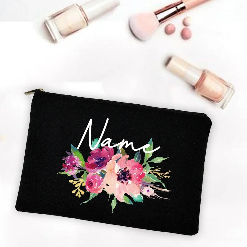 Personalised Bridal Party Make Up Bag