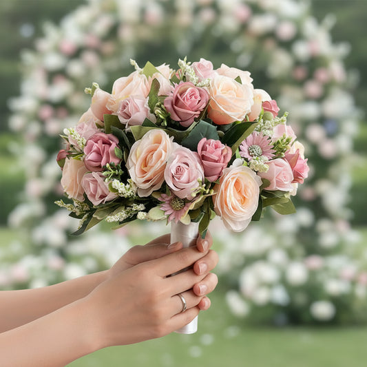 Champagne & Blush Wedding Bouquet
