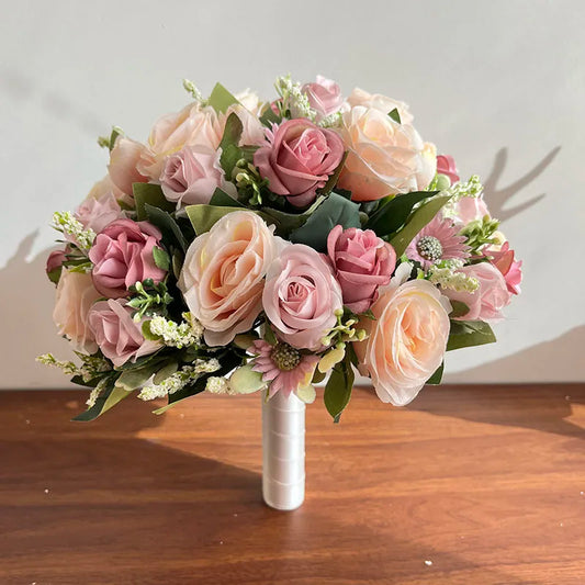 Champagne & Blush Wedding Bouquet
